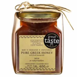 Pure Greek Honey with Fresh Honeycomb