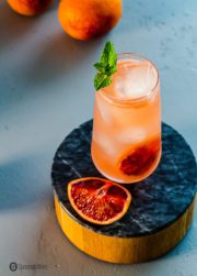 Blood Orange Cocktail with Ginger Beer - Spoonabilities