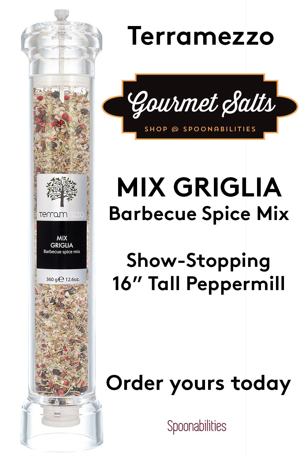 Terramezzo Barbecue Spice Mix Tall Mill