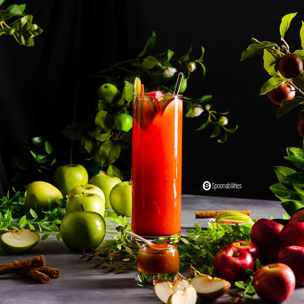 Caramel Apple Cider Vodka Punch Recipe