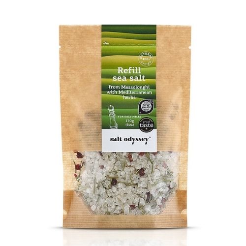 product image of Sea Salt with Mediterranean Herbs from Salt Odyssey refill packs