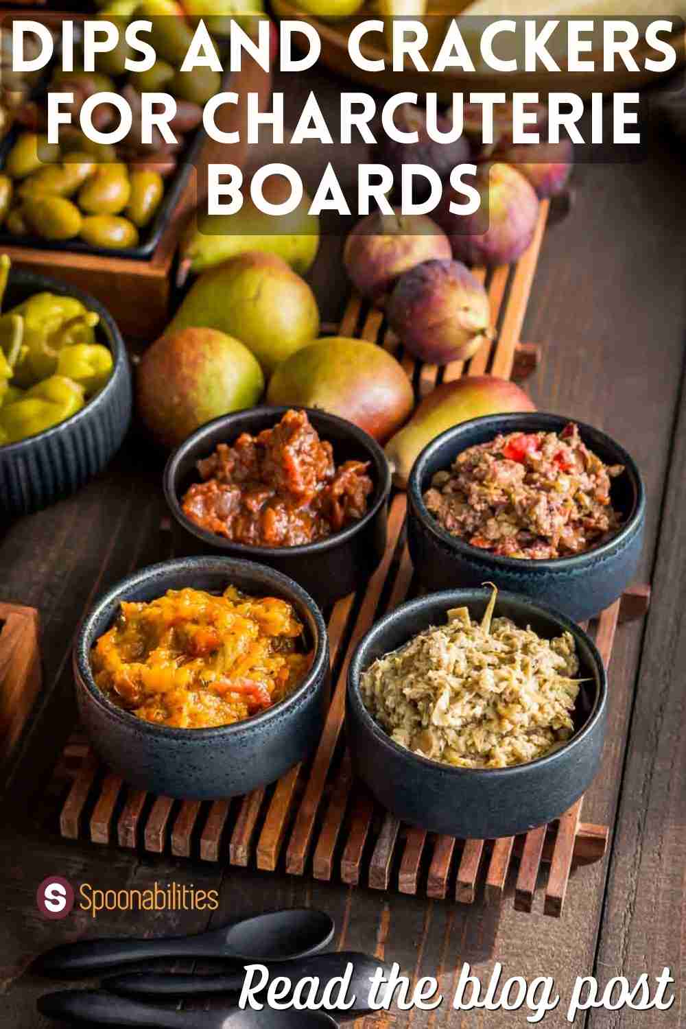 Dips and Crackers for Charcuterie Boards: Jams, Sauces, Bread, and more