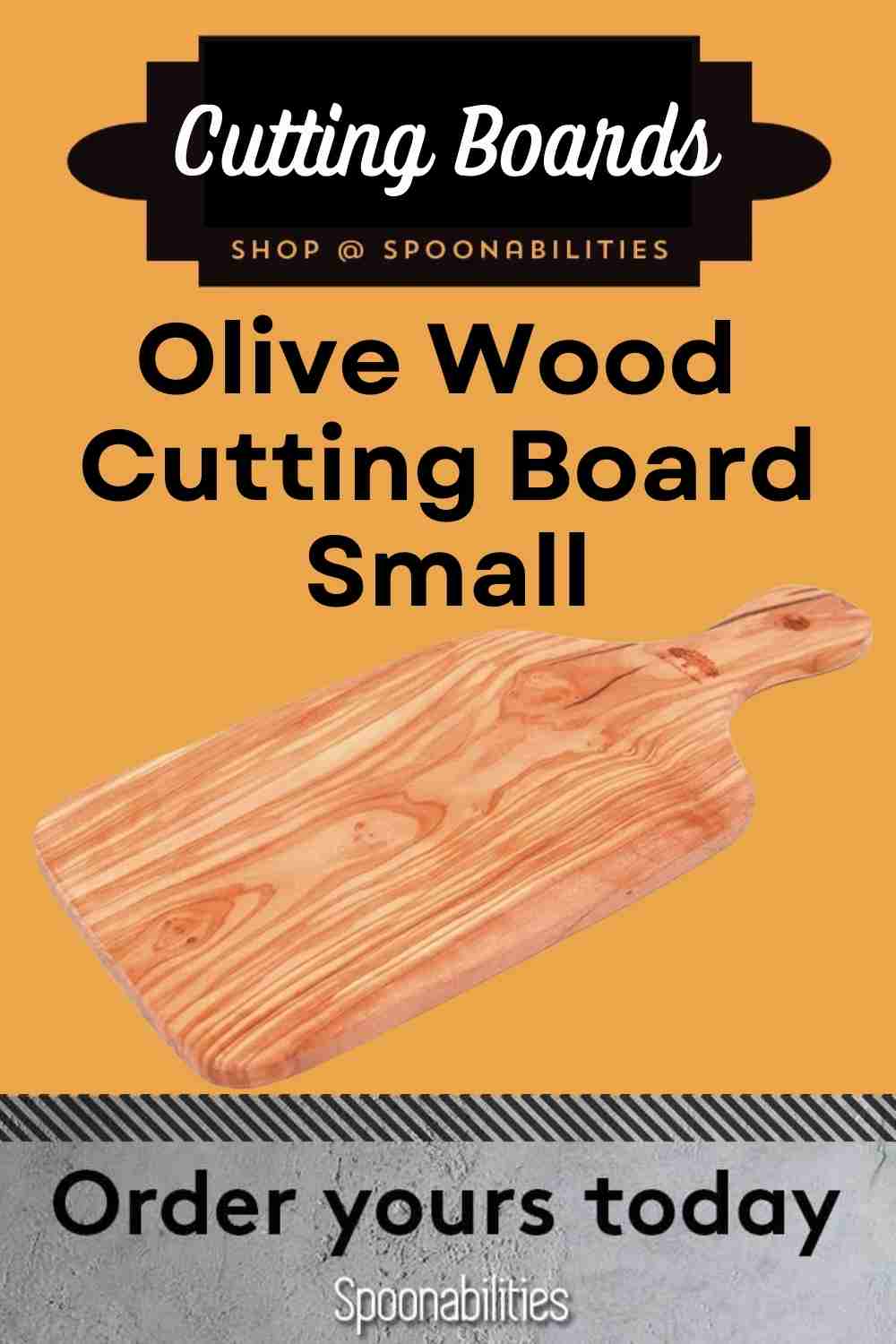 Olive Wood Cutting Board small
