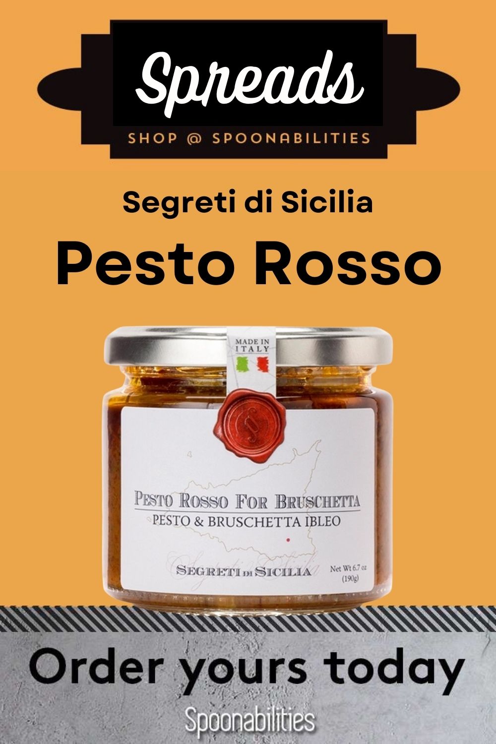 Pesto Rosso for Bruschetta