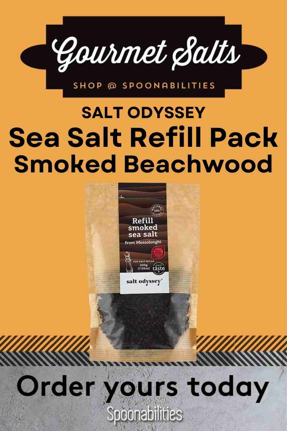 Salt Odyssey Sea Salt smoked in beechwood