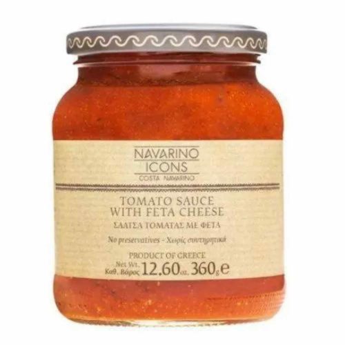 Tomato sauce feta cheese Navarino Icons