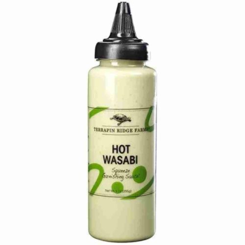 a bottle of Hot Wasabi Squeeze Sauce by Terrapin Ridge available at Spoonabilities