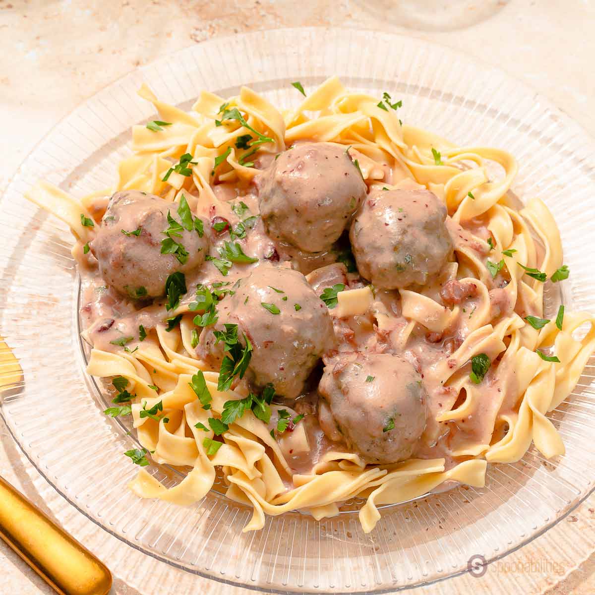 Swedish Meatballs Recipe with Lingonberry Sauce