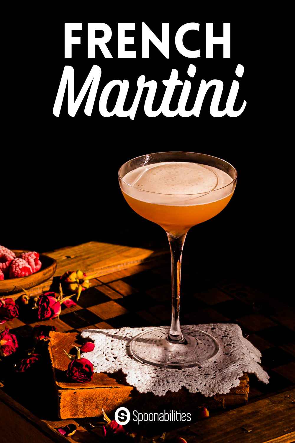 French martini in a cocktail glass